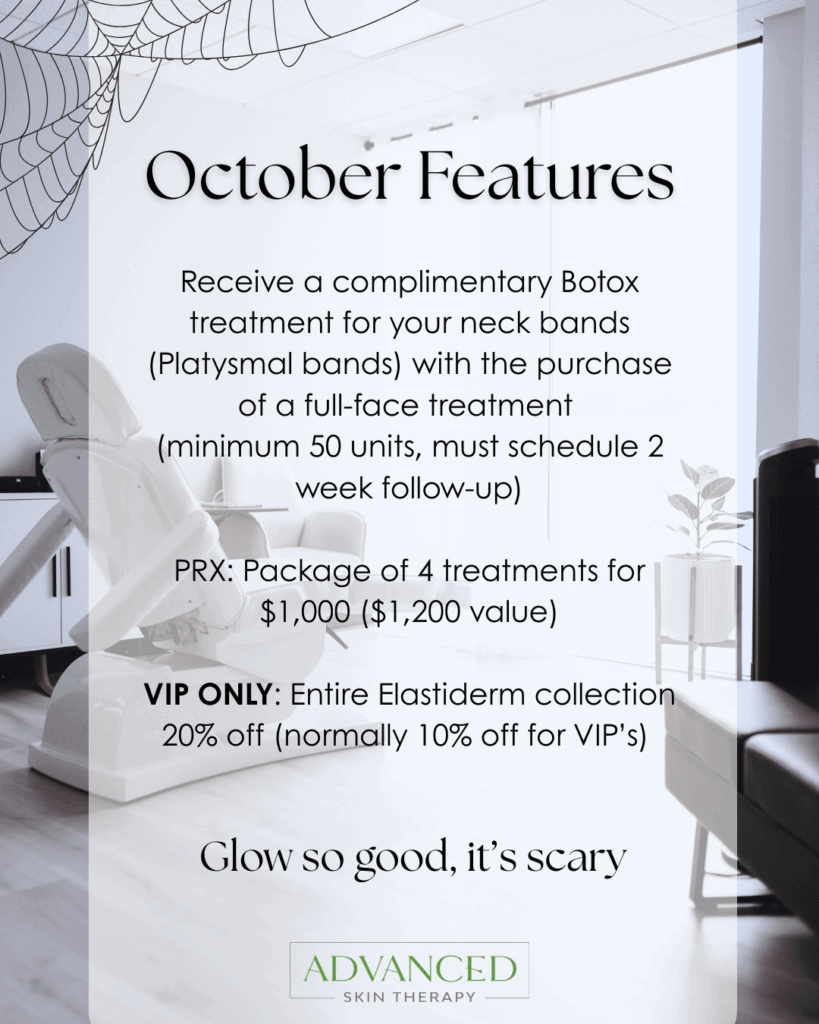 October Specials at Advanced Skin Therapy