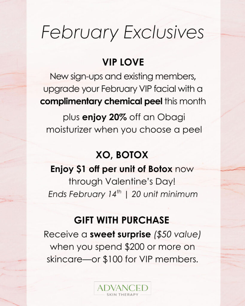 February 2026 Specials